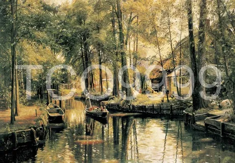 油画 手绘油画 田园风景(40x3... 油画 手绘油画 田园风景(40x3...