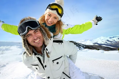 雪山上的夫妻 雪山上的夫妻
