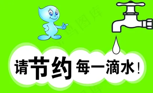 节约用水标语展板图片