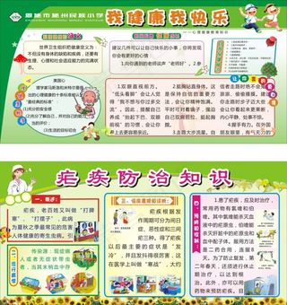 疾病预防展板