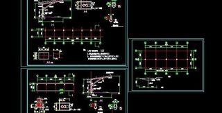 某学校车棚施工设计图纸