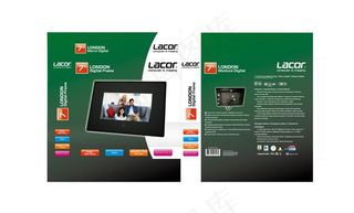 数码相框彩盒设计图片