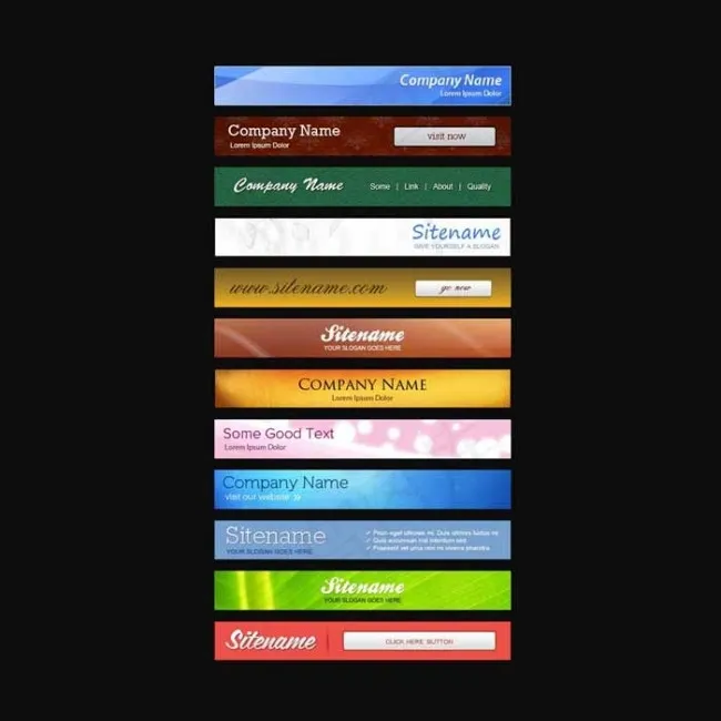 网页banner广告psd素材模板psd模版下载