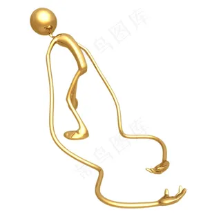 小金色长长的胳膊