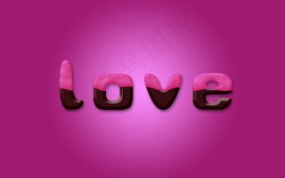 巧克力奶油字体