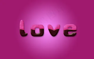 巧克力奶油字体