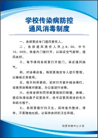 通风消毒制度cdr矢量模版下载