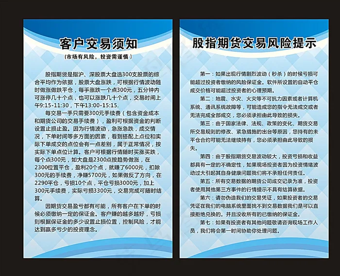 投资理财展板图片