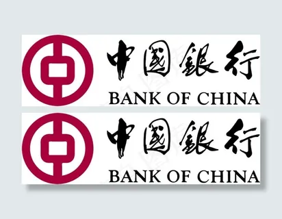 中国银行logo标志矢量素材 C...