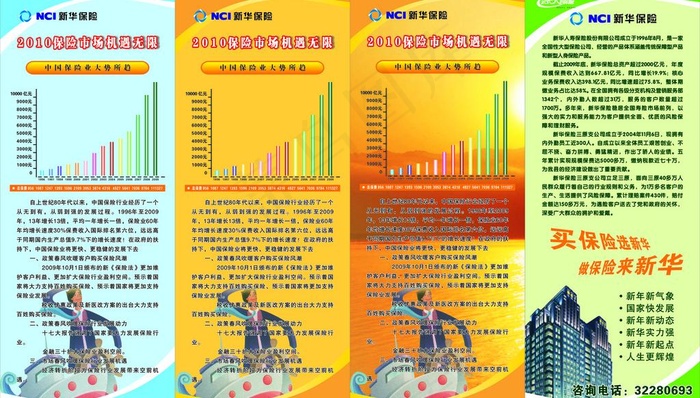 保险易拉宝图片cdr矢量模版下载