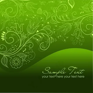 矢量树枝植物底纹背景