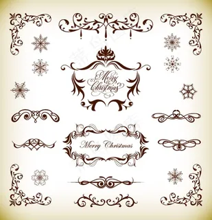 花纹花边矢量图片素材