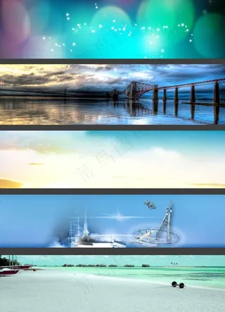 绚丽科技光斑背景