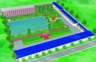 厂区绿化图图片