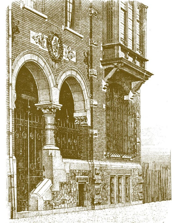 手绘欧式建筑图片