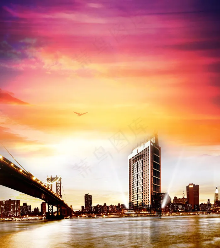 房地产背景psd模版下载