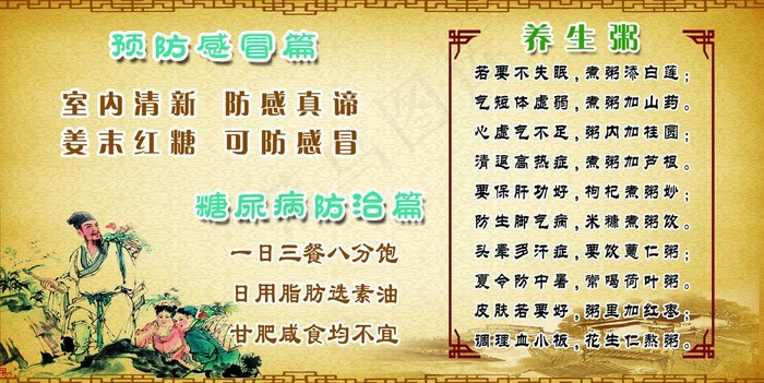 中医文化图片(5020X2805(DPI:150))psd模版下载