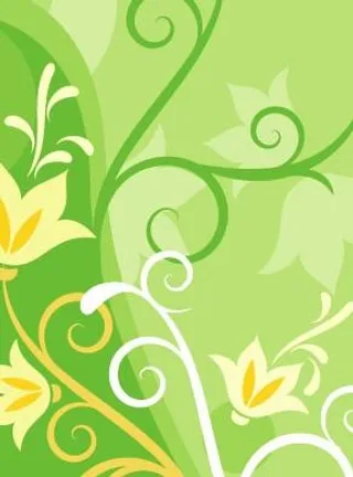 精美时尚植物花纹背景矢量素材037