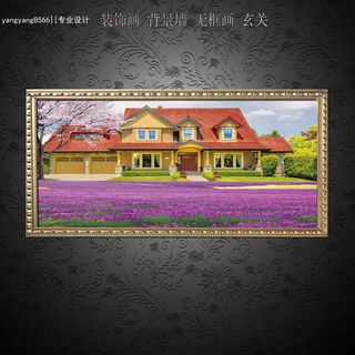 唯美欧式庄园装饰画