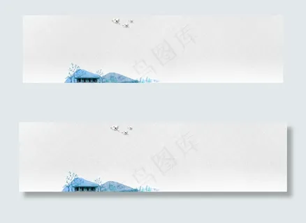 中国风banner创意设计　