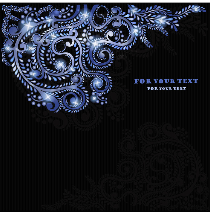 明亮的星星图案背景矢量素材05