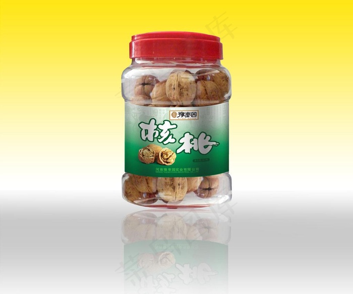 包装 瓶贴 核桃包装图片瓶身贴psd模版下载