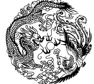中国传统吉祥龙凤图案