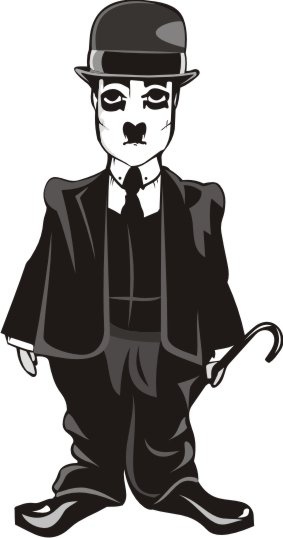 卓别林矢量素材