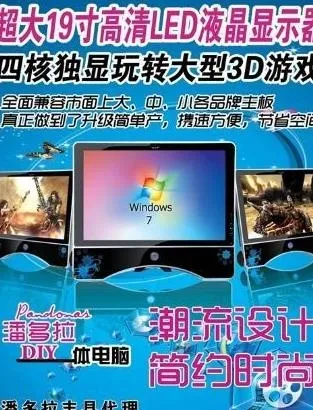 潘多拉显示器广告 下载psd模版下载