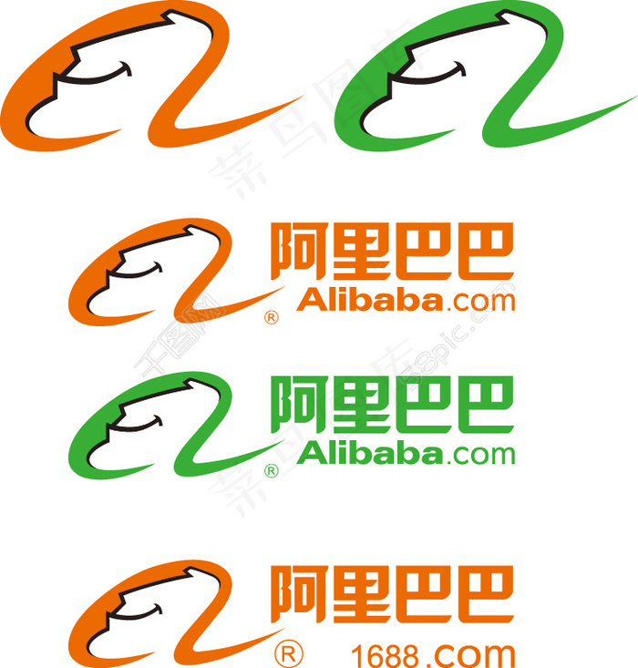 alibaba 阿里巴巴 公司logoai矢量模版下载