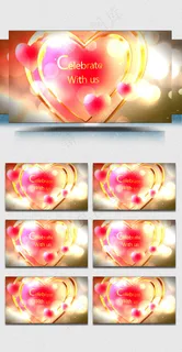 情人节庆典视频素材