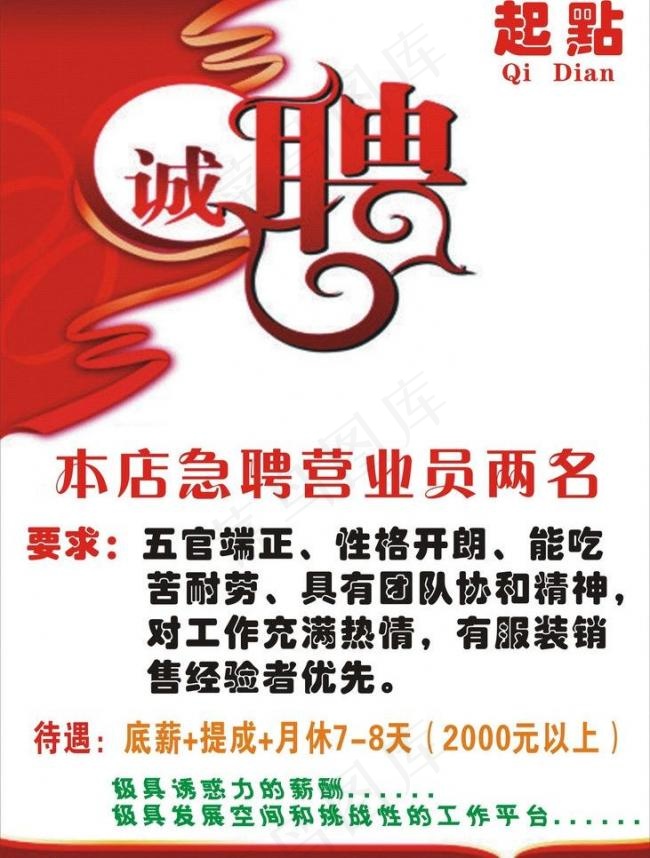 招聘图片cdr矢量模版下载