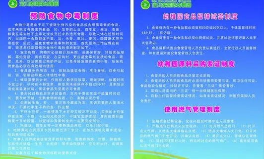 食品制度牌图片
