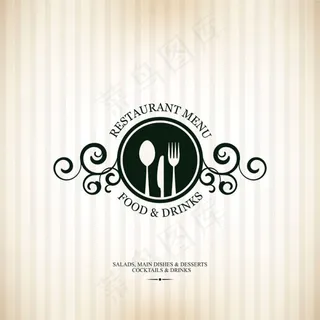 欧式菜单模板1