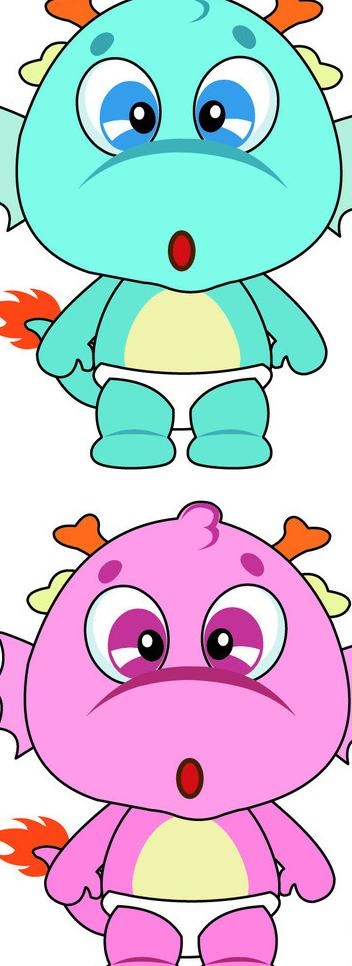 可爱小龙人图片