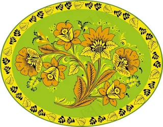 吉祥图案修饰绿色