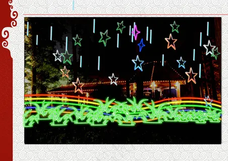 灯光造型——草丛