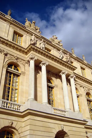 欧式楼房 特写图片