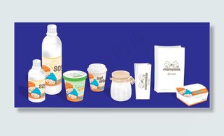 饮食包装设计矢量素材