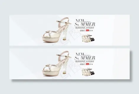 夏季凉鞋海报促销