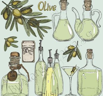 橄榄油瓶子图片