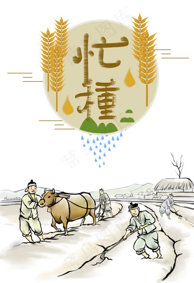 芒种psd模版下载