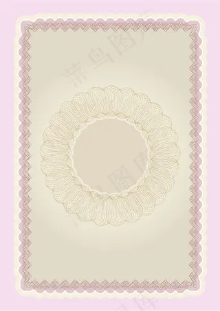 波纹线条边框矢量素材