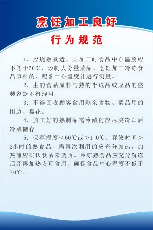 烹饪加工良好cdr矢量模版下载