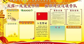 党委会议室展板图片
