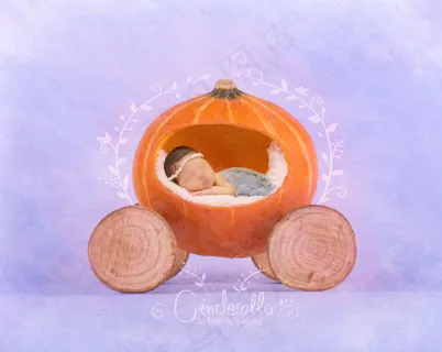 南瓜车婴儿主题海报