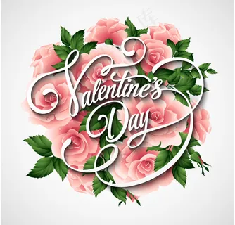 创意玫瑰花 情人节贺卡 矢量素材 创意玫瑰花 情人节贺卡 矢量素材