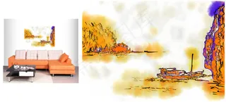 家居装饰水彩挂画