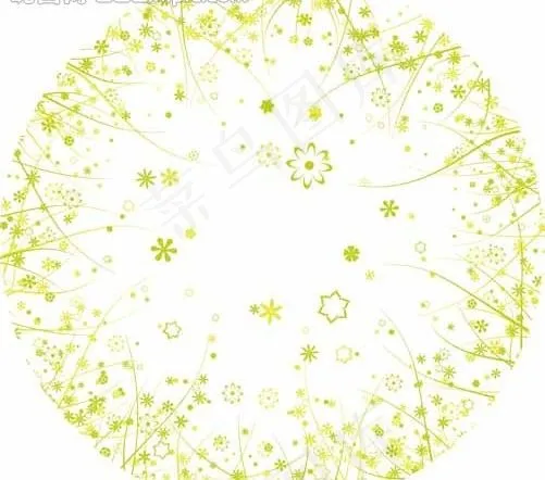 花花底纹图片ai矢量模版下载