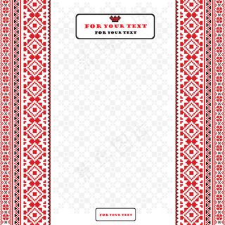 十字绣图案矢量素材04